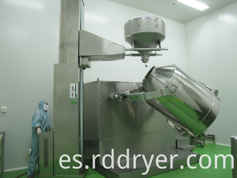 Industrial Powder Mixer Three Dimensional Mixer Powder Machine